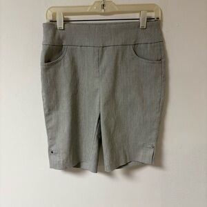 Tribal women’s Casual Shorts Polyester Blend Pull On Gray size 4